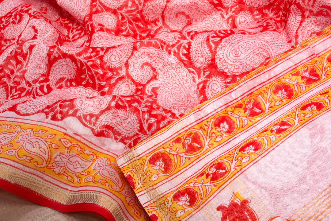 Sanganeri Printed Silk Cotton Sarees