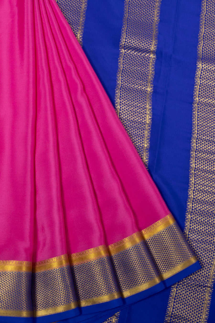 Pink Mysore Crepe Silk Saree - Avishya