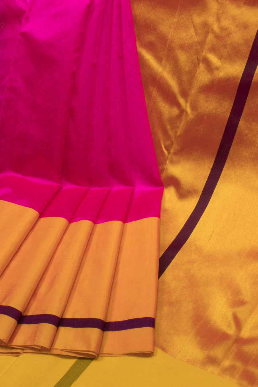 Pink Handwoven Chanderi Silk Saree - Avishya