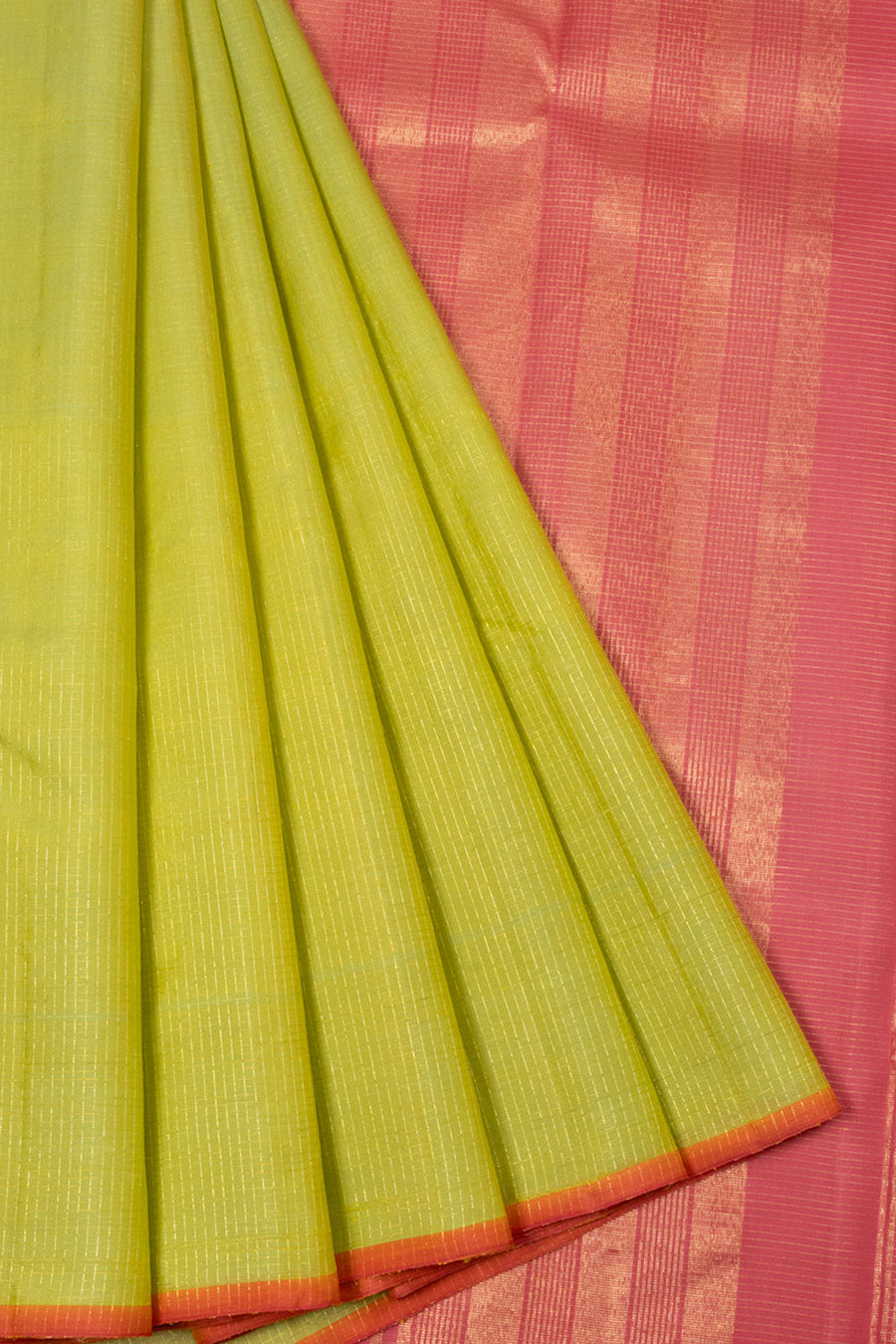 Light Green Handloom Kanjivaram Silk Saree - Avishya