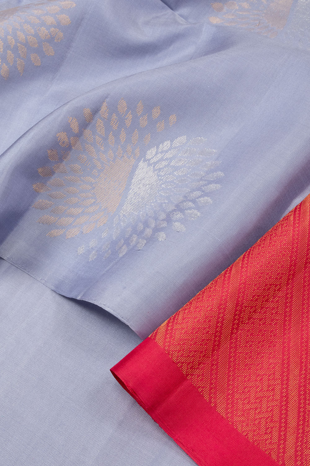 Grey Kanjivaram Soft Silk Saree - Avishya