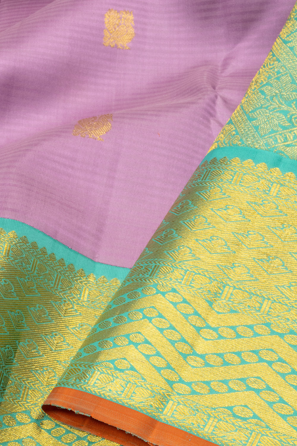 Lavender Korvai Kanjivaram Silk Saree - Avishya