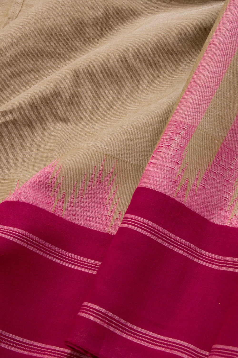 Dual Shot Handloom Kanchi Cotton Saree - Avishya