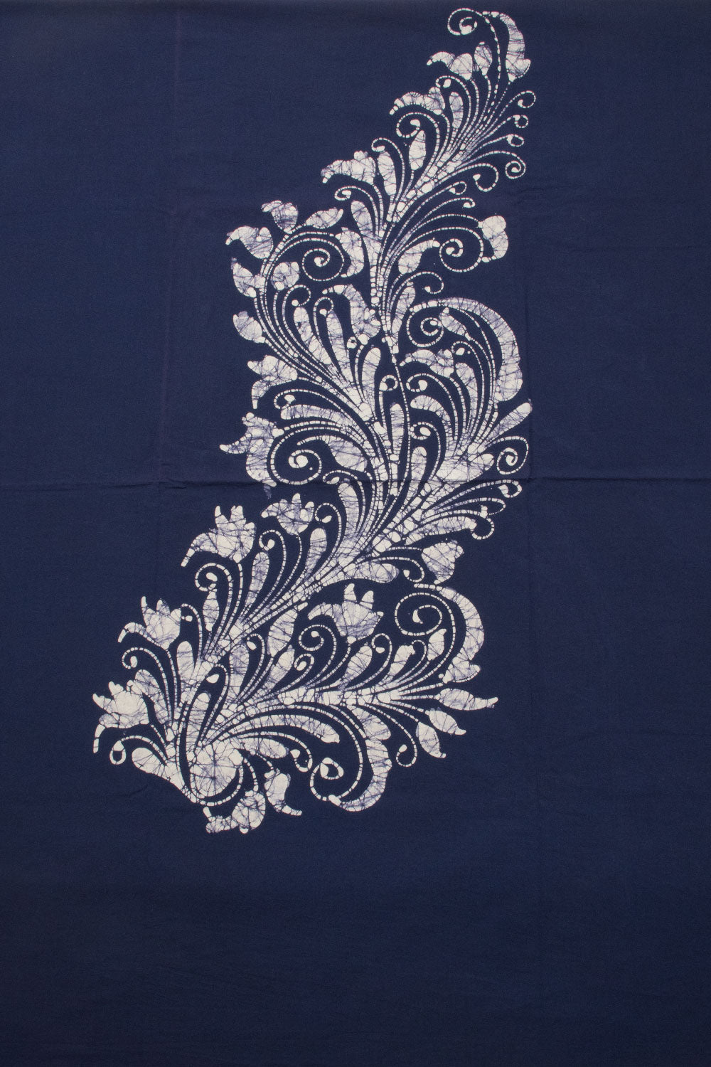 Blue Batik  Cotton 3-Piece Salwar Suit Material - Avishya