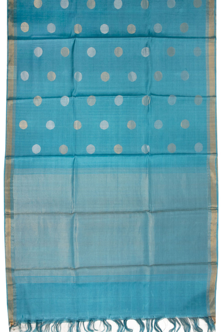 Blue Chhattisgarh Tussar Silk Saree 10068815 - Avishya
