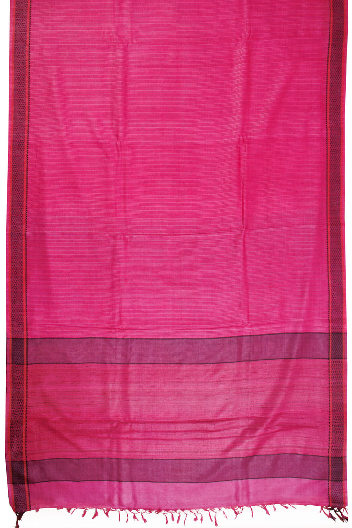 Purple Chhattisgarh Tussar Silk Saree 10068841 - Avishya