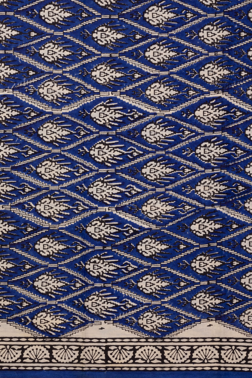 Blue 3-Piece Mulmul Cotton Salwar Suit Material With Kota Dupatta 10070087 - Avishya