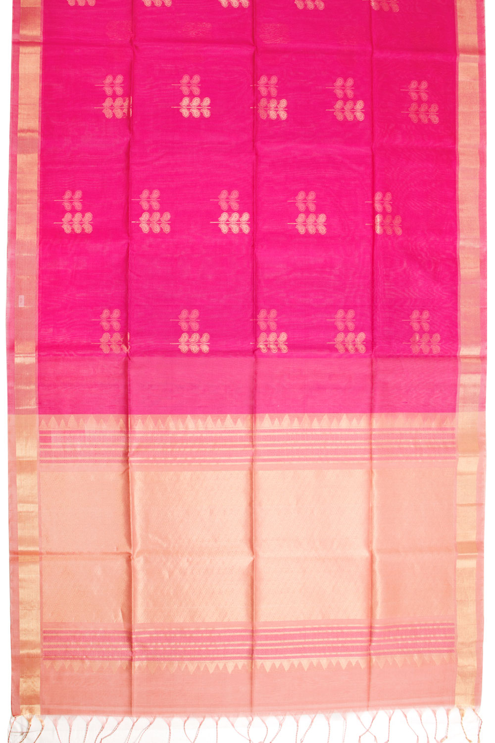 Magenta Handloom Kovai Silk Cotton Saree 10069028 - Avishya