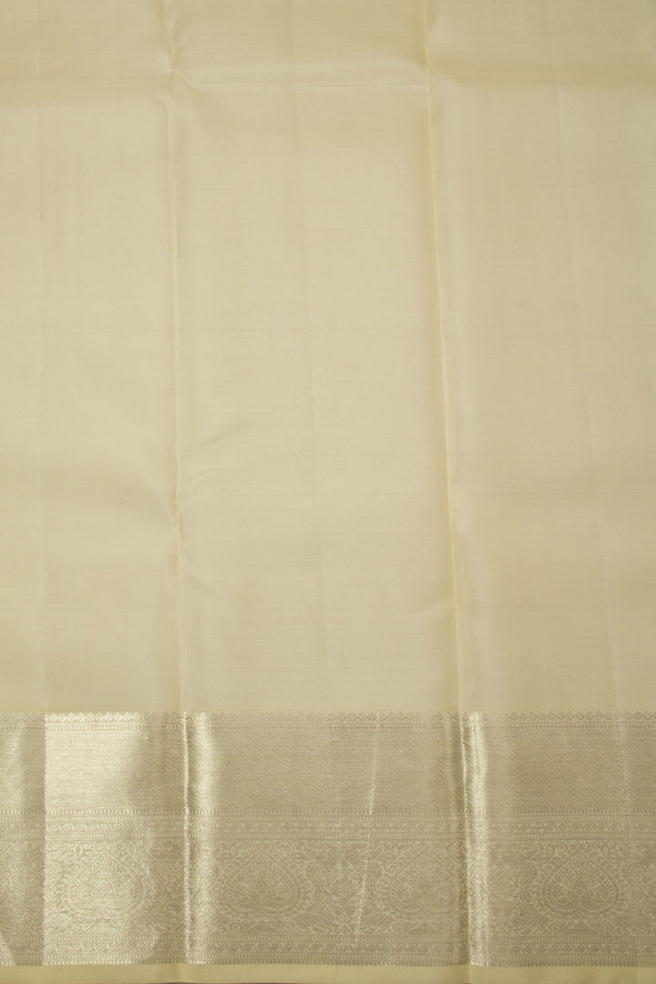  Beige Handloom Kanjivaram Silk Saree - Avishya