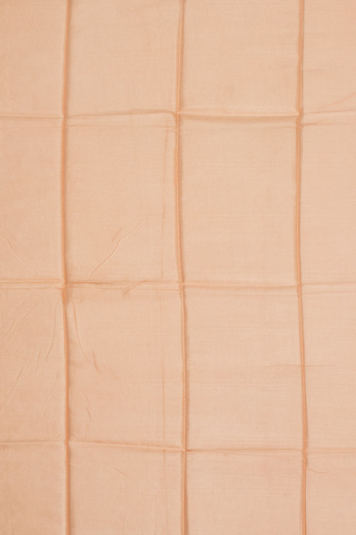 Peach 3-piece Banarasi Silk Salwar Suit Material - Avishya
