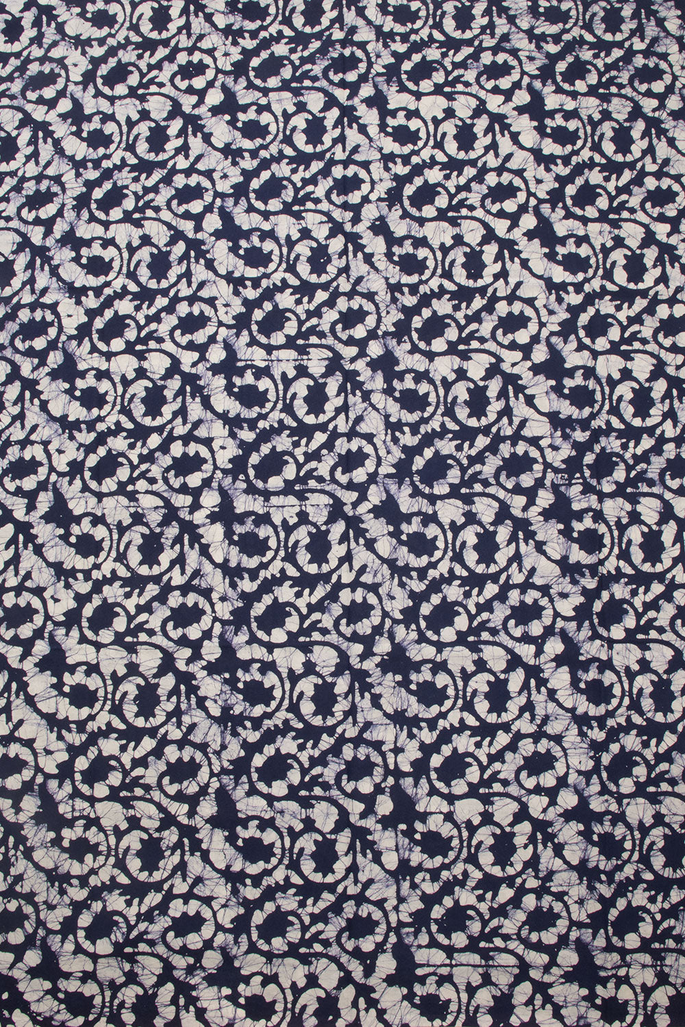 Blue Batik Cotton 3-Piece Salwar Suit Material - Avishya