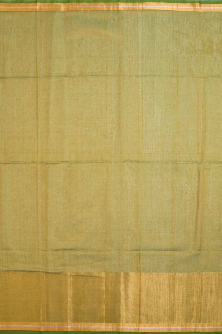 Green Handloom Kovai Silk Cotton Saree 10069043 - Avishya