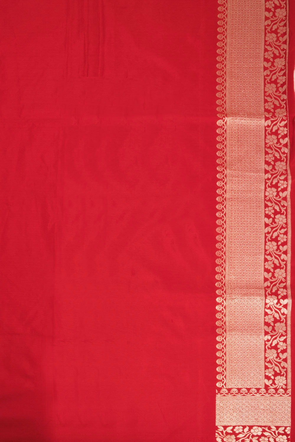 Red Handloom Banarasi Katan Silk Saree 10069398 - Avishya