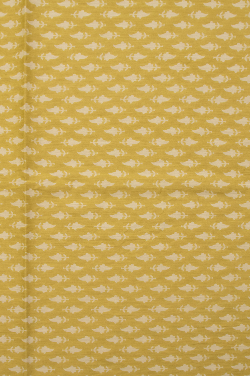 Yellow Vanaspathi Printed Mulmul Cotton Saree 10070248