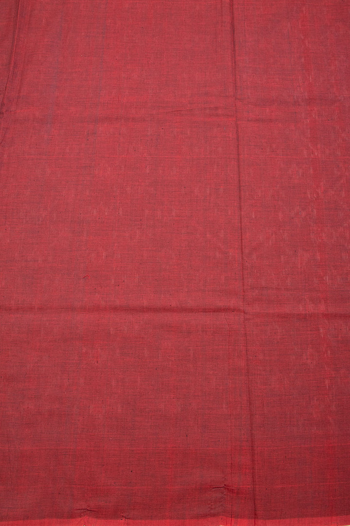 Black Handloom Pochampally Ikat Cotton Saree 10068746 - Avishya
