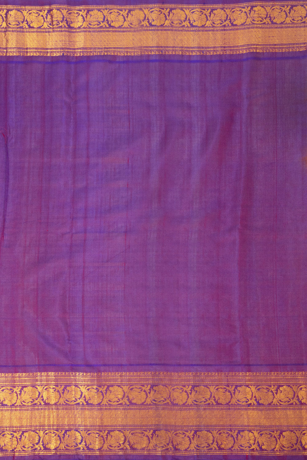 Mustard Brown Handloom Gadwal Kuttu Silk Cotton Saree - Avishya