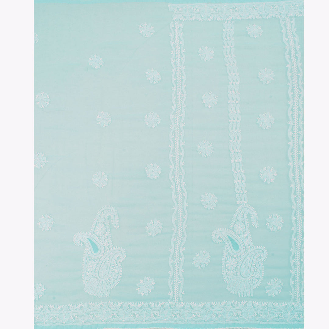 Chikankari Embroidered Georgette Saree 10057435