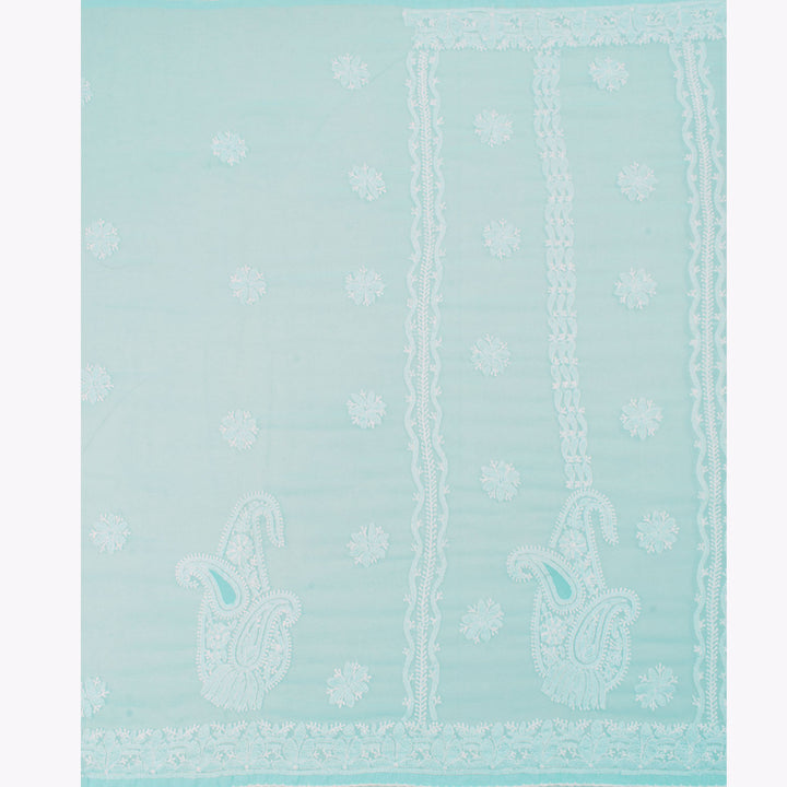 Chikankari Embroidered Georgette Saree 10057435