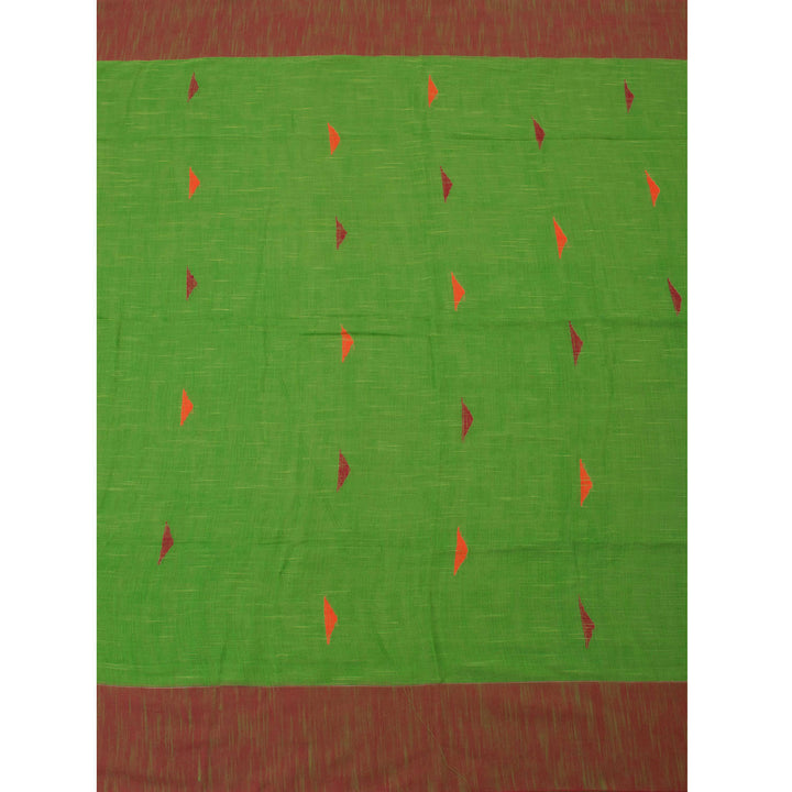 Handloom Bengal Jamdani Linen Saree 10054313