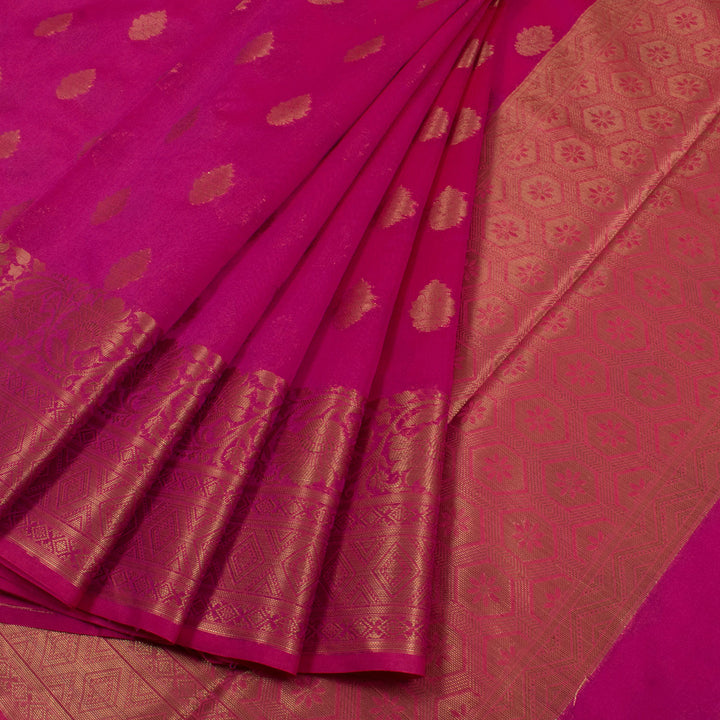 Handloom Banarasi Silk Cotton Saree 10056829
