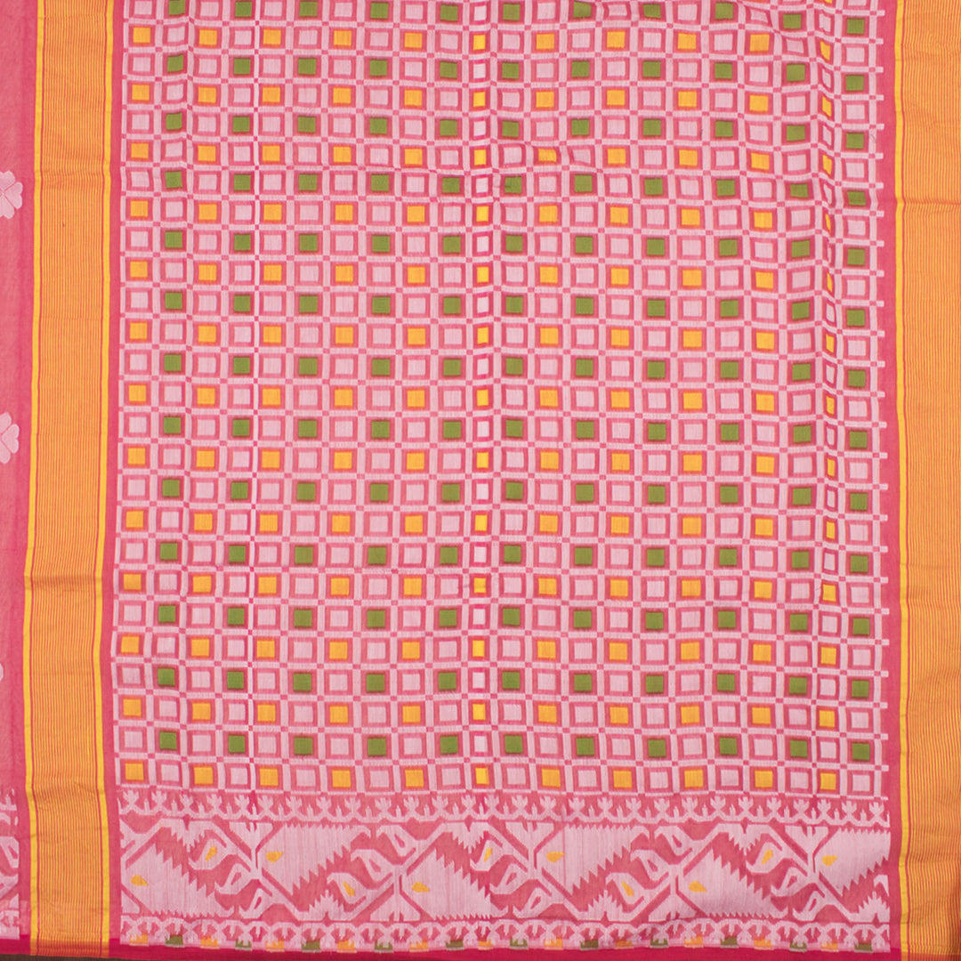 Handloom Jamdani Style Cotton Saree 10054726