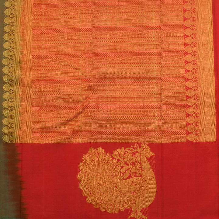 Handloom Pure Zari Jacquard Kanjivaram Silk Saree 10057032