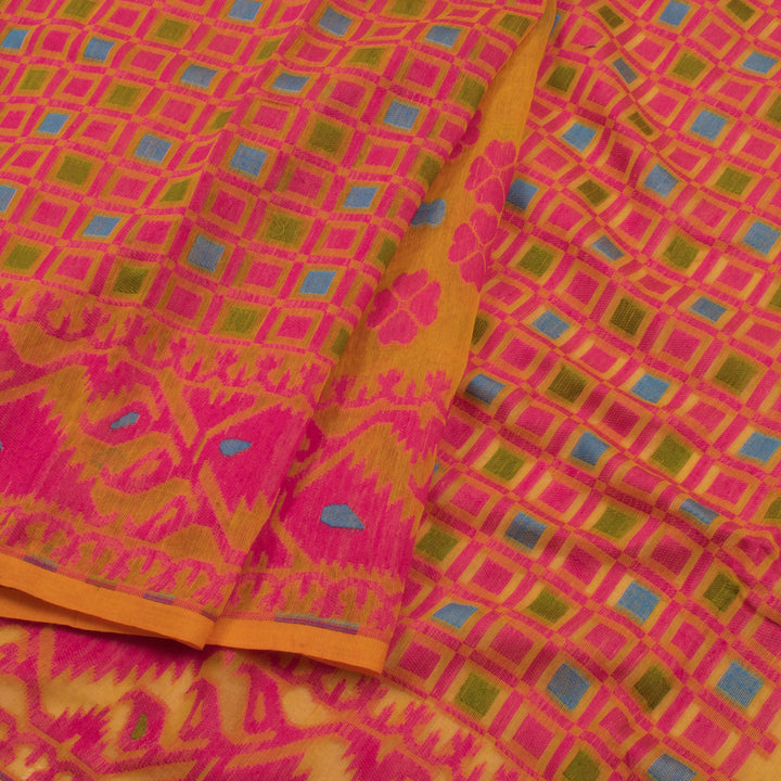 Handloom Jamdani Style Cotton Saree 10054723
