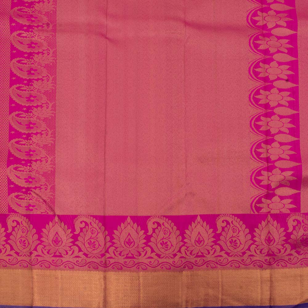 Kanjivaram Pure Zari Jacquard Silk Saree 10033733