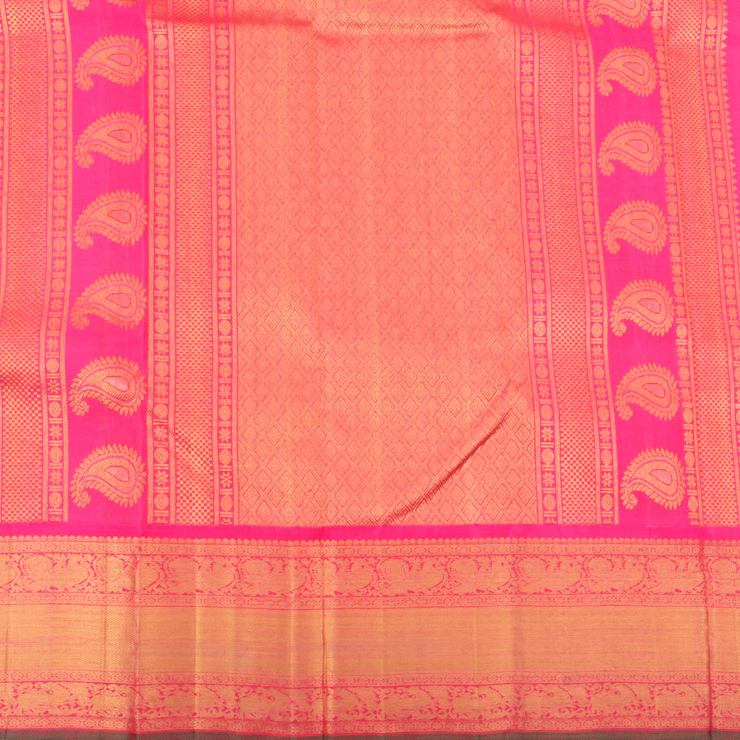 Kanjivaram Pure Zari Korvai Silk Saree 10029036