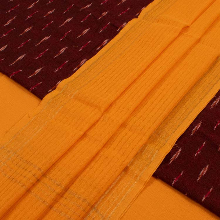 Handloom Pochampally Ikat Cotton Salwar Suit Material 10048873