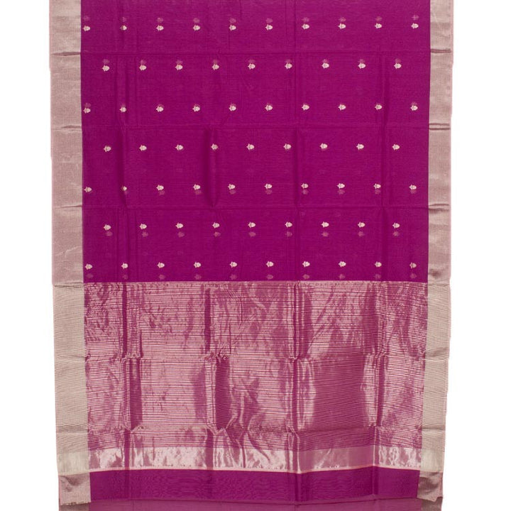 Handloom Chanderi Silk Cotton Saree 10050609