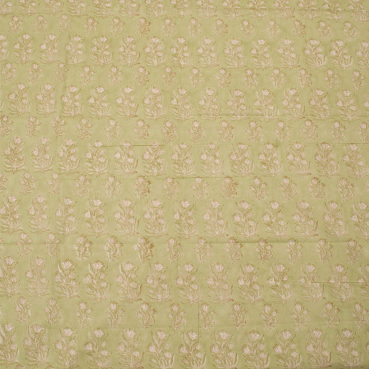 Hand Block Printed Mulmul Cotton Kurta Material 10053026