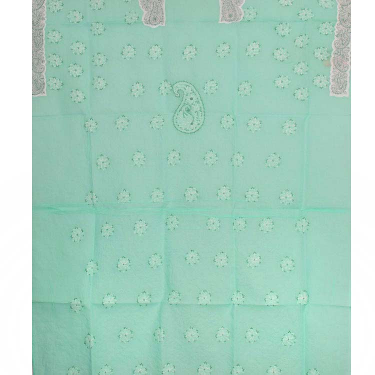 Chikankari Embroidered Cotton Kurta Material 10039930