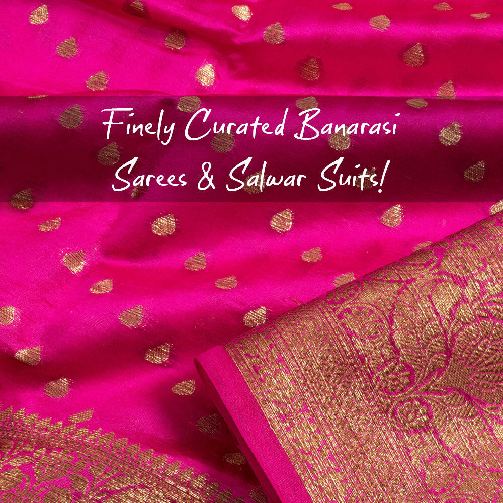 Introducing Jhinjhoti - Banarasi Sarees & Salwar Suit Material