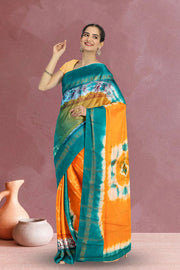 Yellow Handcrafted Sungudi Cotton Saree 10074465