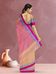 Brown Shantipur Tant Bengal Cotton Saree 10074973