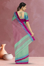 Green Shantipur Tant Bengal Cotton Saree 10069053