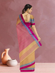 Yellow Shantipur Tant Bengal Cotton Saree 10074968