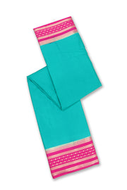 Sky Blue Mysore Semi Crepe Silk Saree 10077207