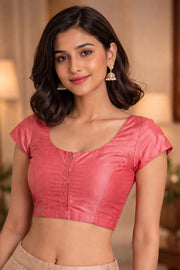 Pink Kanchipuram Silk Blouse 10068052