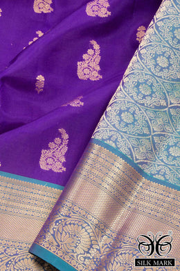 Purple Pure Silk Kanjivaram Saree 10071872