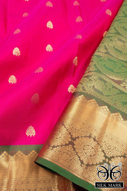 Pink Pure Silk Kanjivaram Saree 10071874