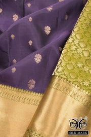 Blue Pure Silk Kanjivaram Saree 10071881