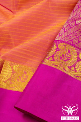 Pink Handloom Kanjivaram Soft Silk Saree 10071943