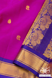 Purple Light Weight Kanjivaram Pure Silk Saree 10073794