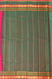 Pink Kanjivaram Pure Silk Saree With Rudrashtakam Border 10077895