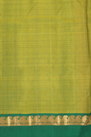 Yellow Kanjivaram Pure silk saree with Paisley Border 10077898
