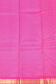 Peacock Blue Kanjivaram Pure Silk Saree with Vanki Border 10077899