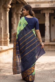 Pista Green Sungudi Saree 10078064