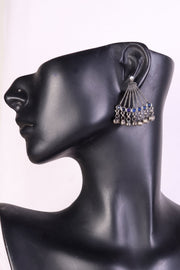 Oxidised Triangular Earring With Ghungroo 10071264